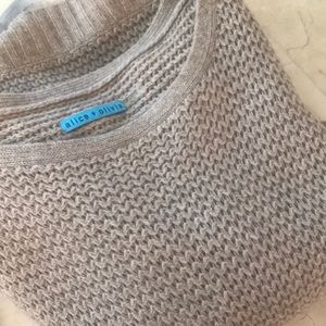 Alice and Olivia beige sweater